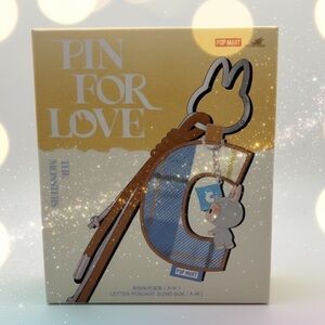 POP MART The Monsters Pin For Love Letter Pendant Blind Box New A-M